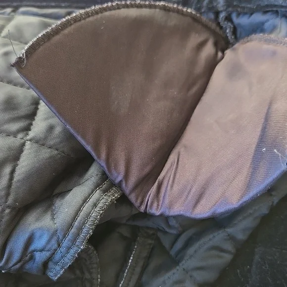 Vintage Quilted Velvet Gold Button Jacket - Picture 7 of 7